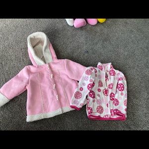 3T girls winter coat and fleece